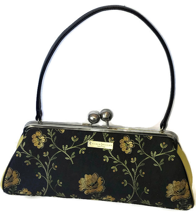 4090 Midnight Yellow Floral