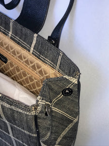 4059-Salt/Pepper Check Tote