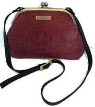 Load image into Gallery viewer, 4057G Flat-Red Croco Crossbody