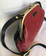 Load image into Gallery viewer, 4057G Flat-Red Croco Crossbody