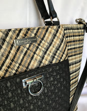 Load image into Gallery viewer, 3039- Tonal Check Tote