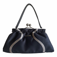 Load image into Gallery viewer, 4067-L Navy Lines Merge