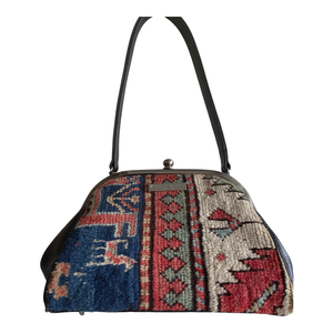 4082-L Vintage Carpet  Bag