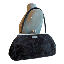 Load image into Gallery viewer, 4051-L Black on Black Chenille Damask