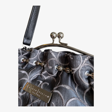 Load image into Gallery viewer, 4079-L  Silver Gray Embroidered Gathered