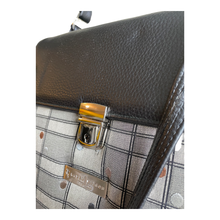 Load image into Gallery viewer, 4072-106-L Silver Dot Kelly Bag